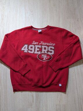 Early 2000s Russell Athletic San Francisco 49ers Crew Neck Sweater Men's L